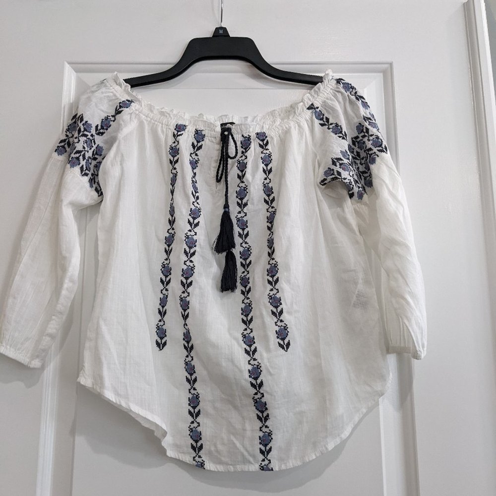 Off the shoulder blouse